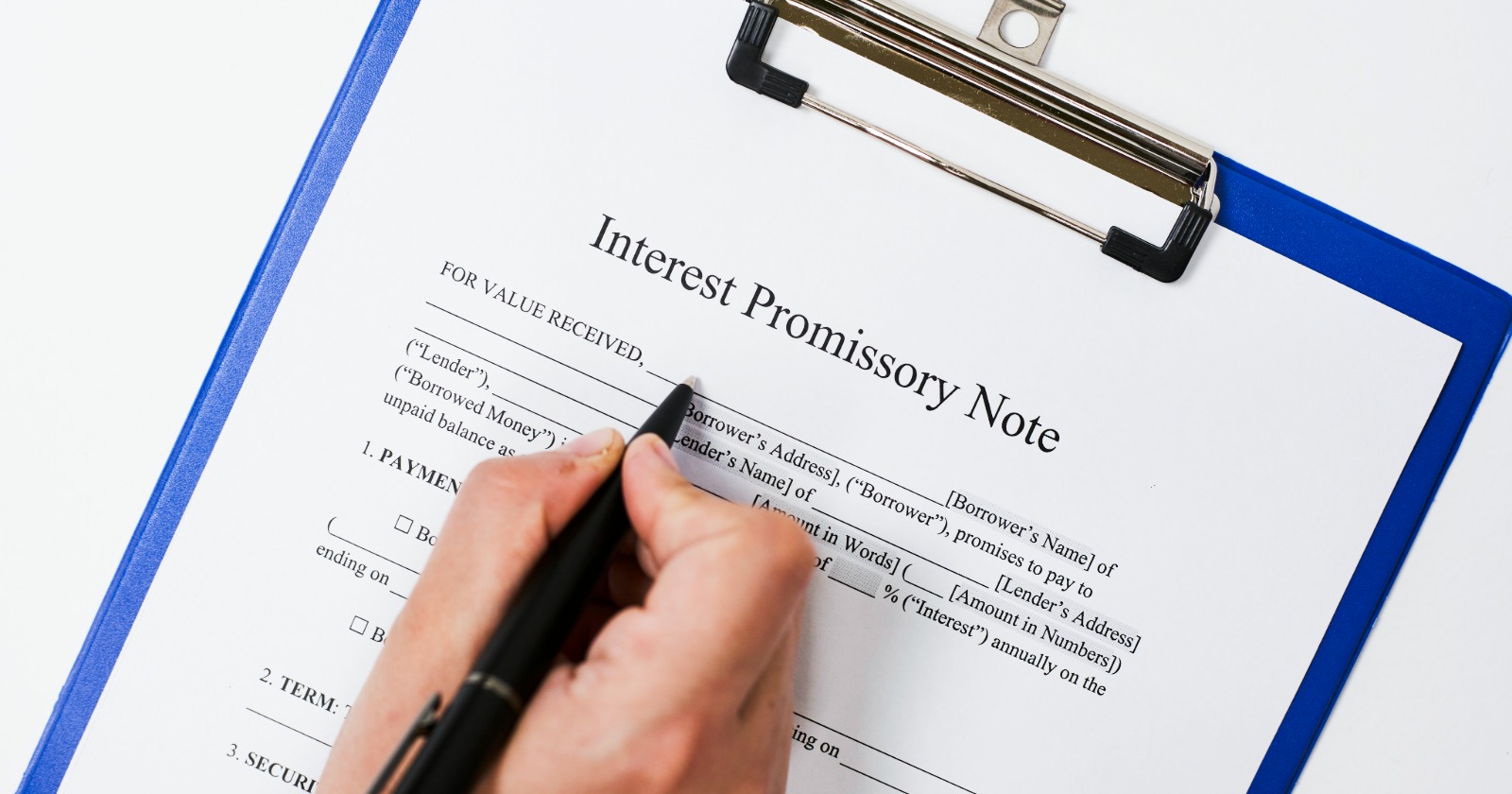 Arbitration and jury-waiver clauses in a promissory note
