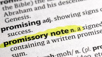 Promissory notes between an employer and an employee